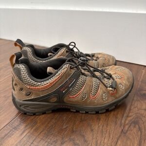Merrell‎ Chameleon Hex Continuum Hiking Low Top Boot Shoes Kids 3 Brown Outdoors